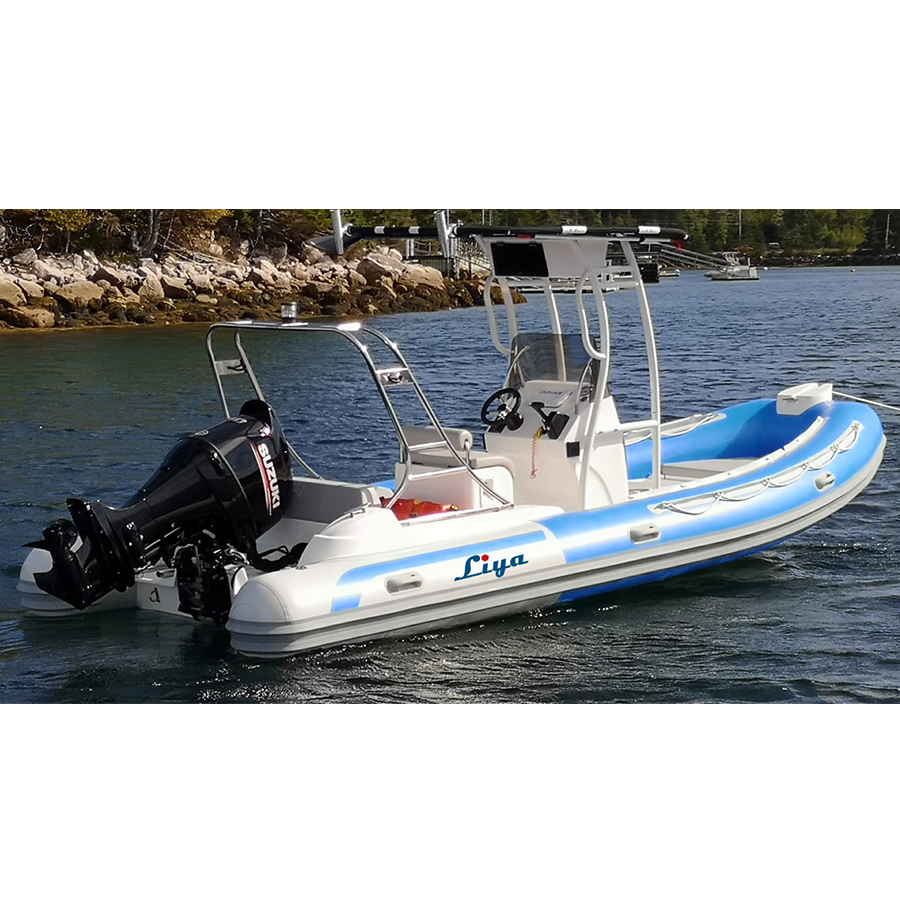 Liya 20ft Inflatable Tender Rib Boats Outboard Motor Dinghy - Capacity: 1345 Kg/hr