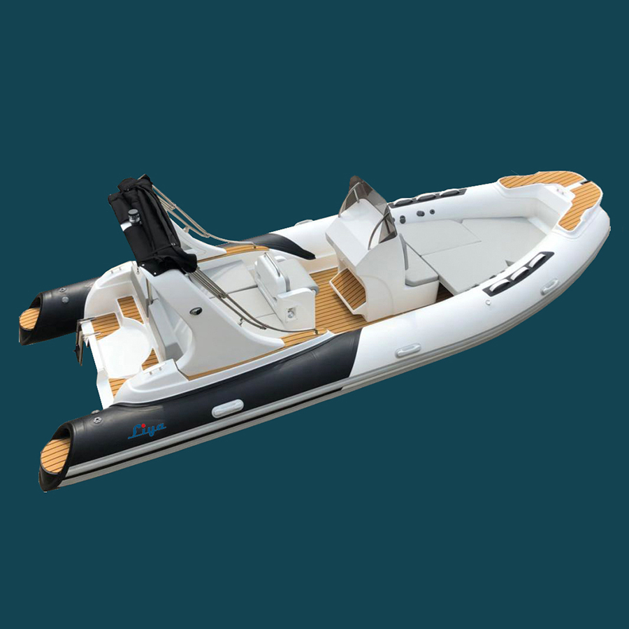 Liya 20ft Inflatable Tender Rib Boats Outboard Motor Dinghy - Capacity: 1345 Kg/hr
