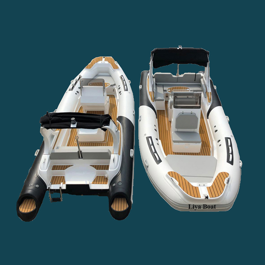Liya 20ft Inflatable Tender Rib Boats Outboard Motor Dinghy - Capacity: 1345 Kg/hr