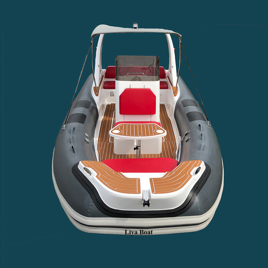 Liya 20ft Inflatable Tender Rib Boats Outboard Motor Dinghy - Capacity: 1345 Kg/hr
