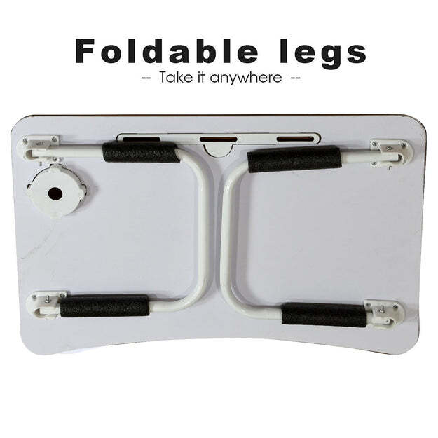 Foldable Bed Study Table Portable Multifunction Laptop Table (7700)