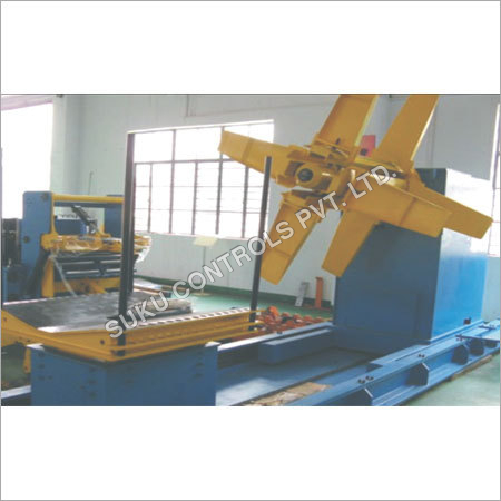 Hydraulic Expansion De-Coiler with Coil Car