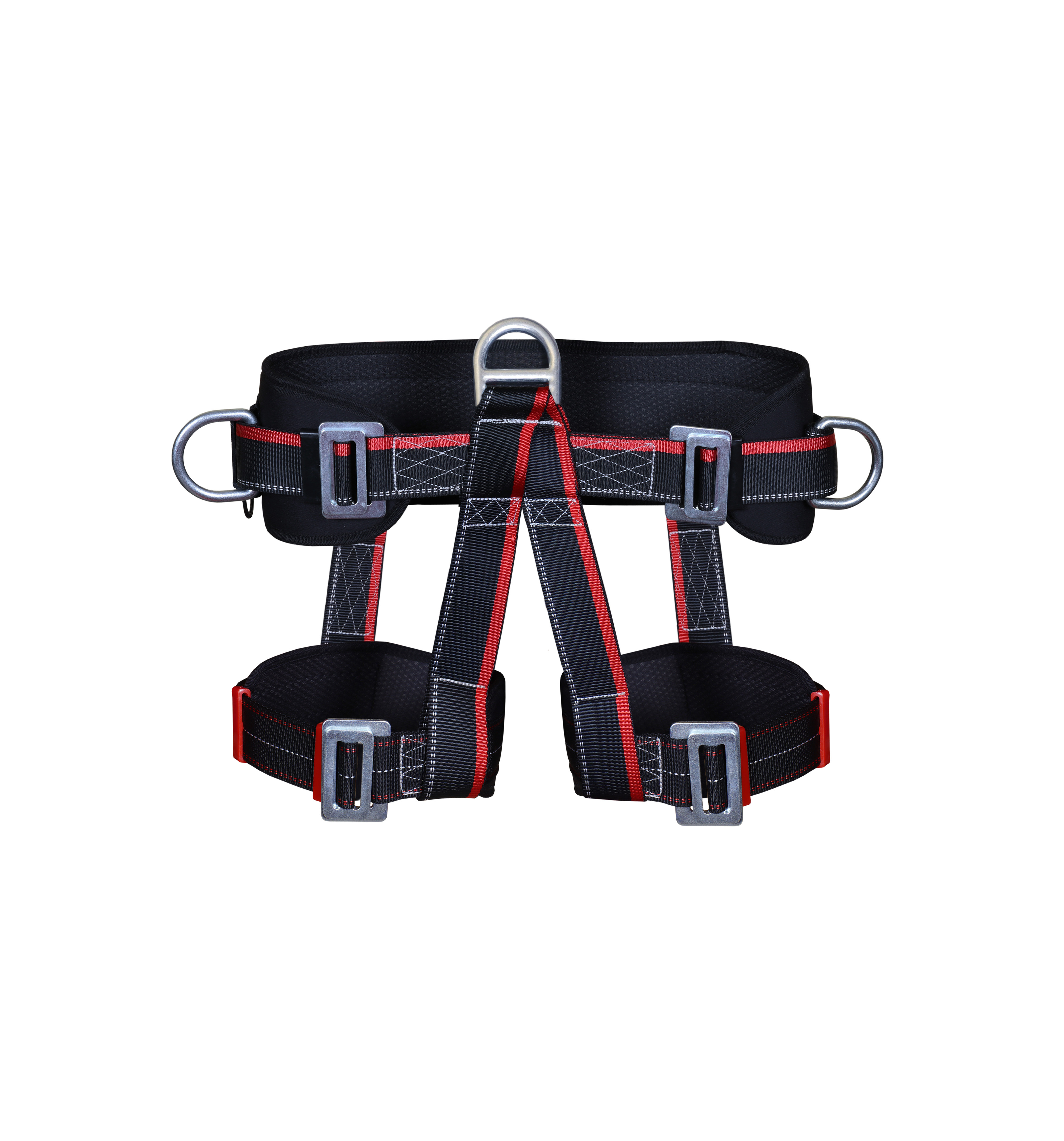 Black Full Body Harness Fall Protection Sit Harness