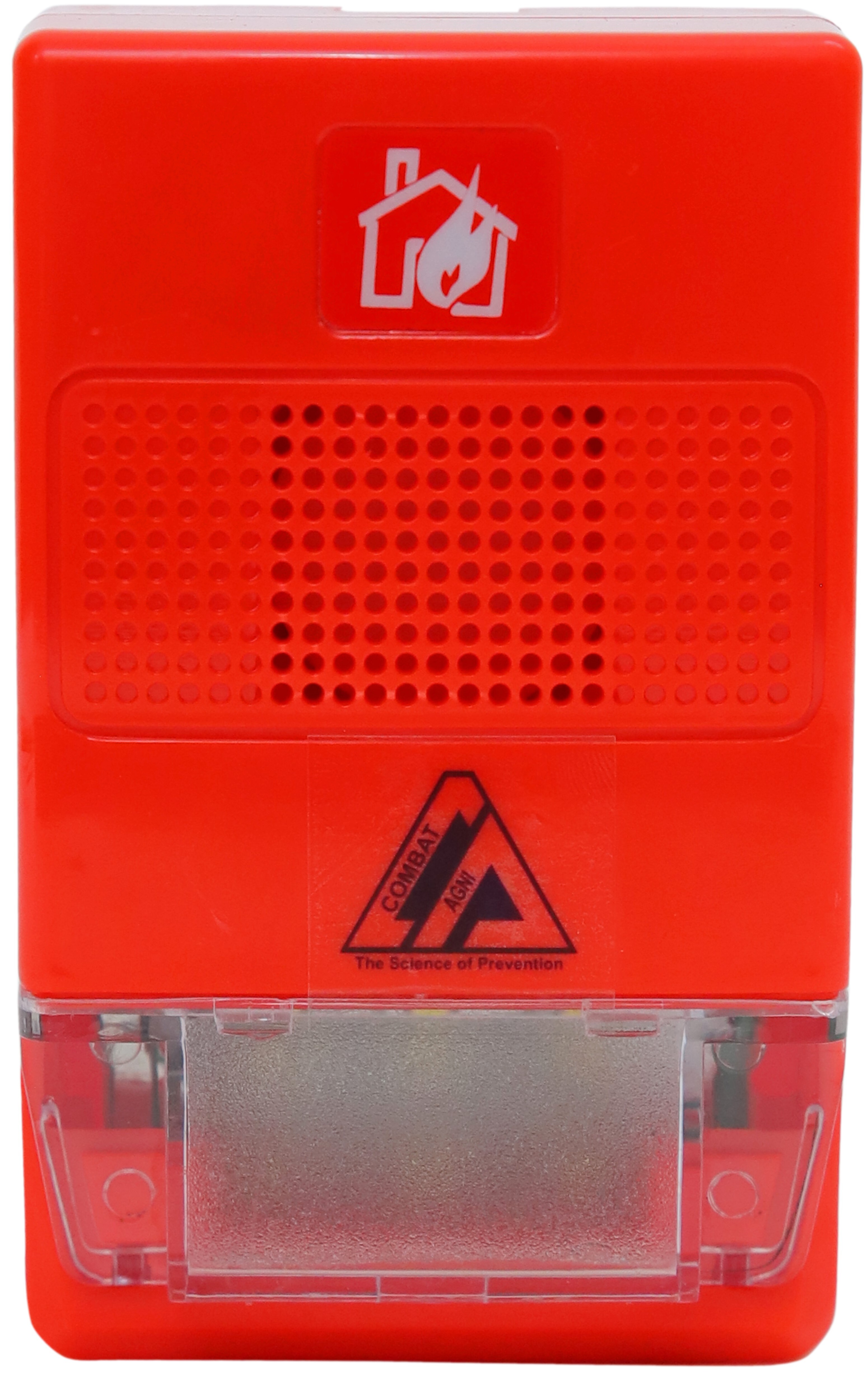 Flasher Strobe Hooter - Abs Material, 12x5x3cm Size, Red Color | 24v Dc Input, 110 Db Noise Level, 0.1s Alarm Startup Time, Commercial Usage