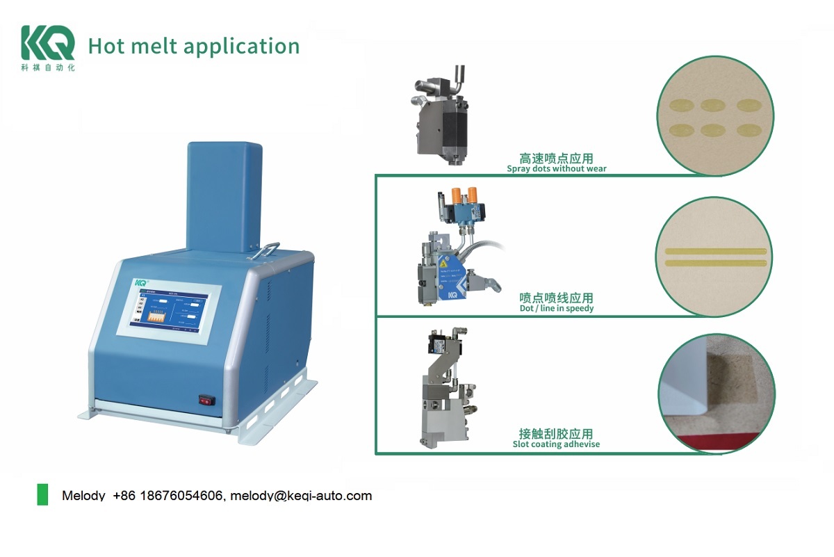 Hot Melt Gluing Systems Machine - Color: Blue