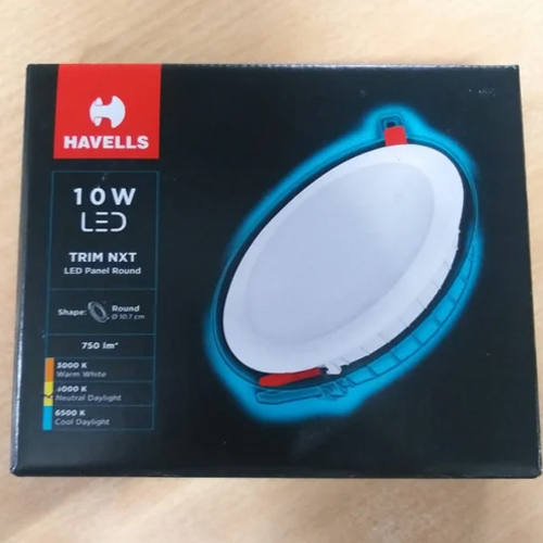 कूल व्हाइट 10 वॉट ट्रिम Nxt Led पैनल लाइट