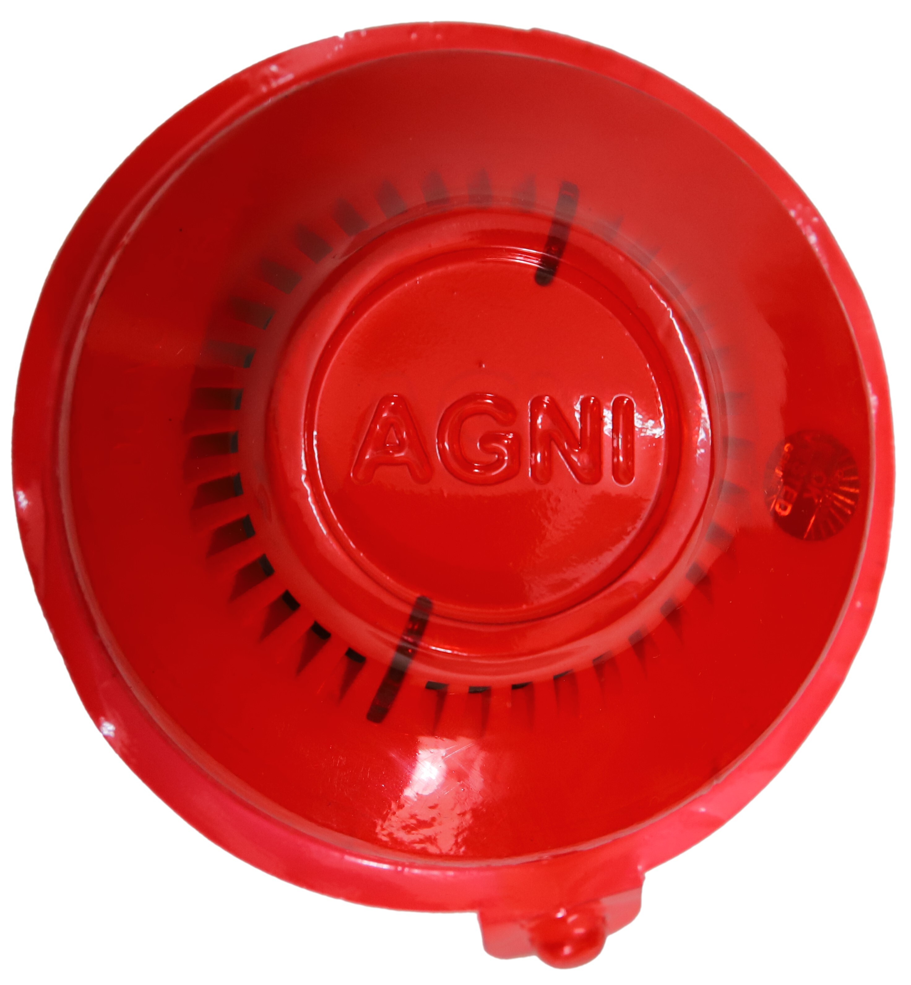 Conventional Smoke Detector - Abs Plastic, 105mm Diameter, White Color | 24v Automatic Photoelectric Alarm With Dual Red Led Indication, 2-year Warranty