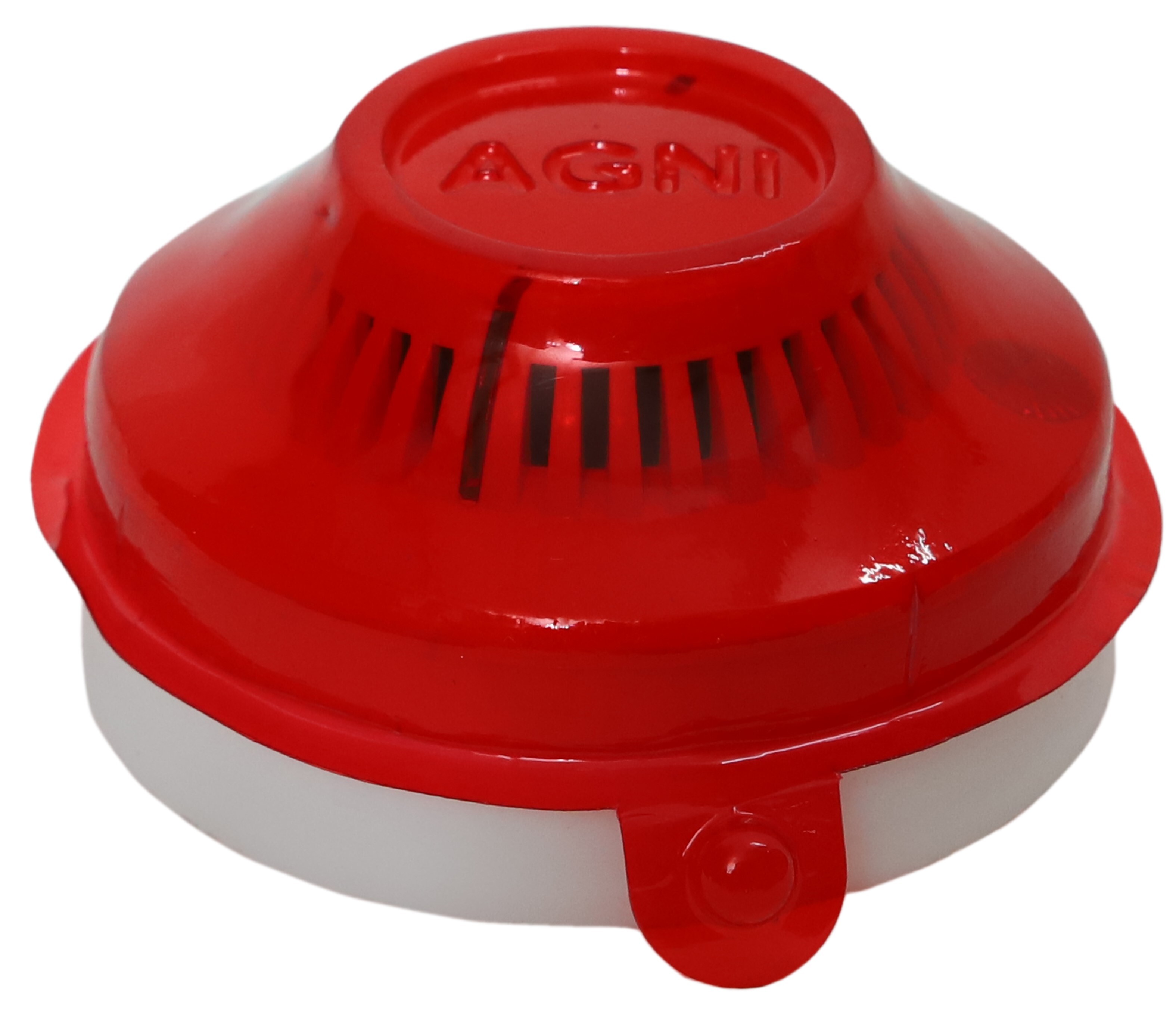 Conventional Smoke Detector - Abs Plastic, 105mm Diameter, White Color | 24v Automatic Photoelectric Alarm With Dual Red Led Indication, 2-year Warranty