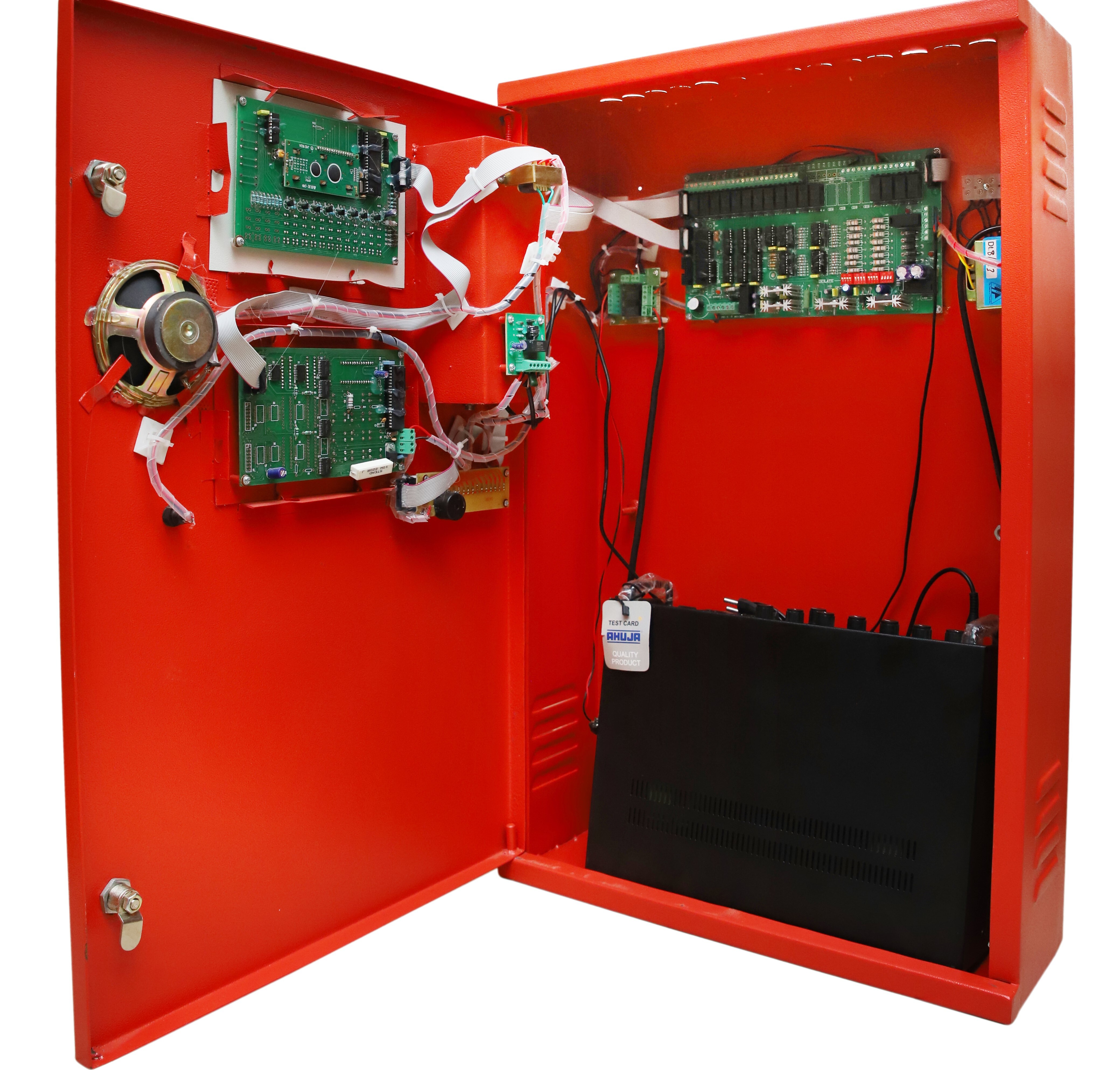 Red Fire Alarm With Public Address(pa) Systems