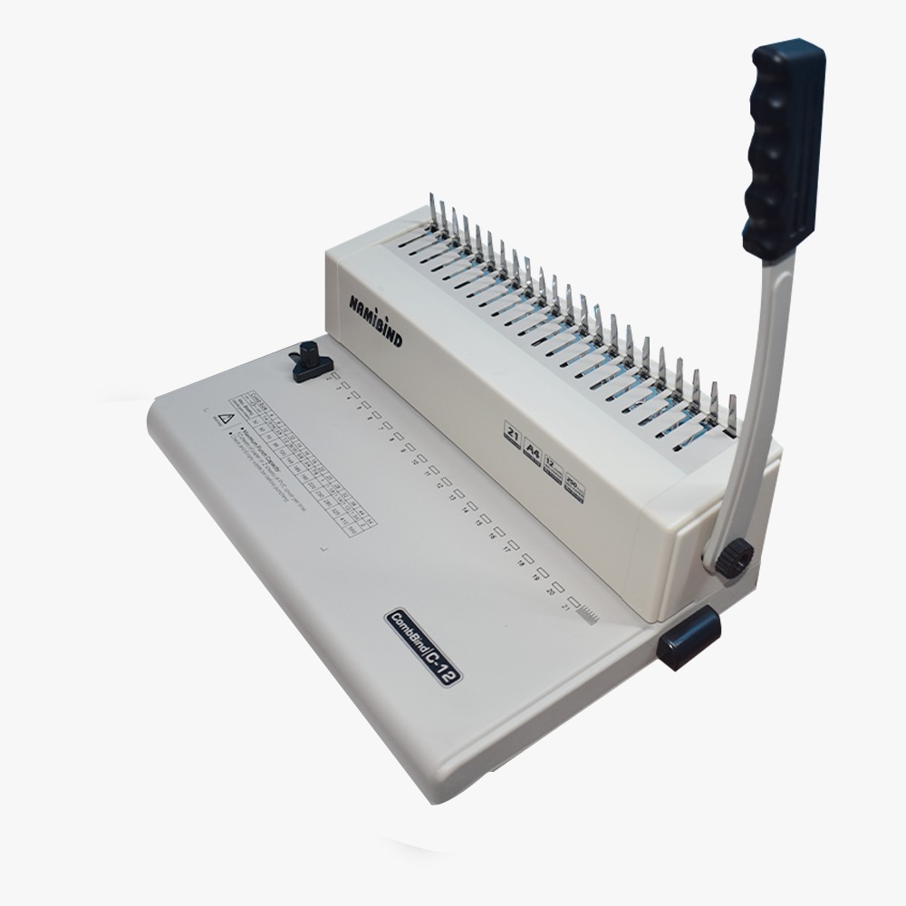 Manual Comb Binding Machine (12 Sheets)