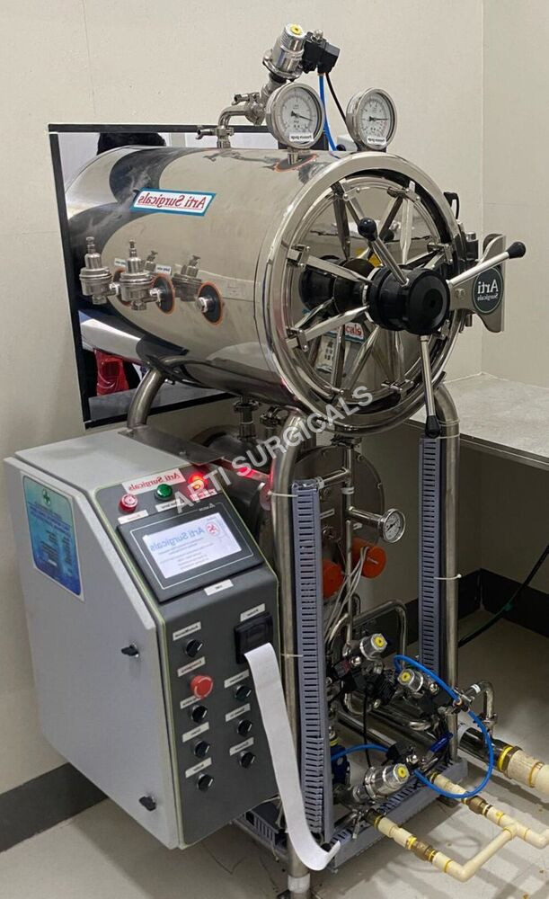 Fully Automatic Horizontal Cylindrical Autoclave - Material: Stainless Steel