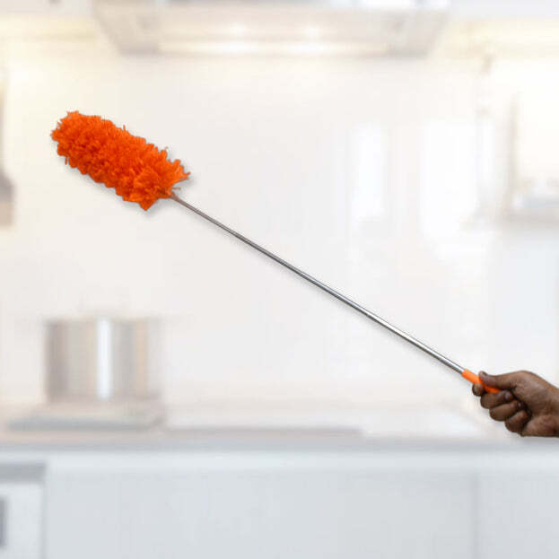 Adjustable Long Handle Microfiber Duster For Cleaning 4382a