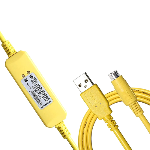 Yellow Usb Sc09 Fx Mitsubishi Plc Programming Cable
