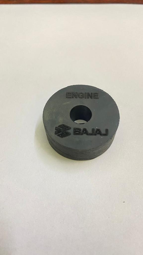 Black Rubber Bush With Bolt