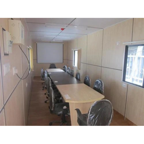 40 Ft Ms Portable Office Container Internal Dimension: Customized