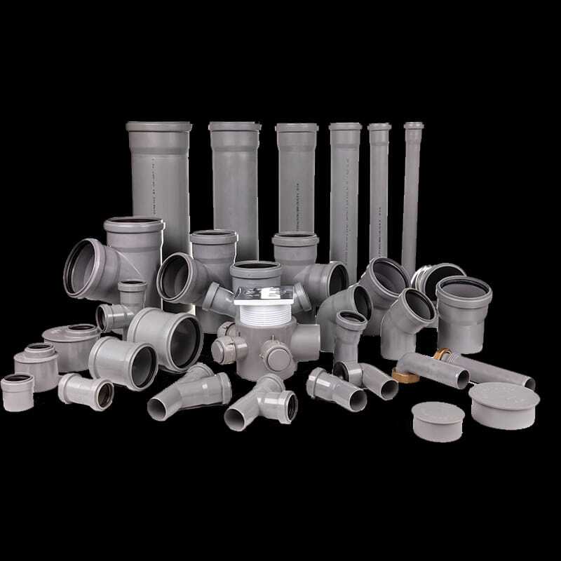 Pvc Pipe Fittings - Color: Grey