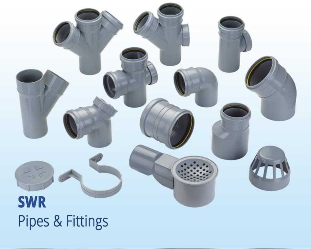 Pvc Pipe Fittings - Color: Grey