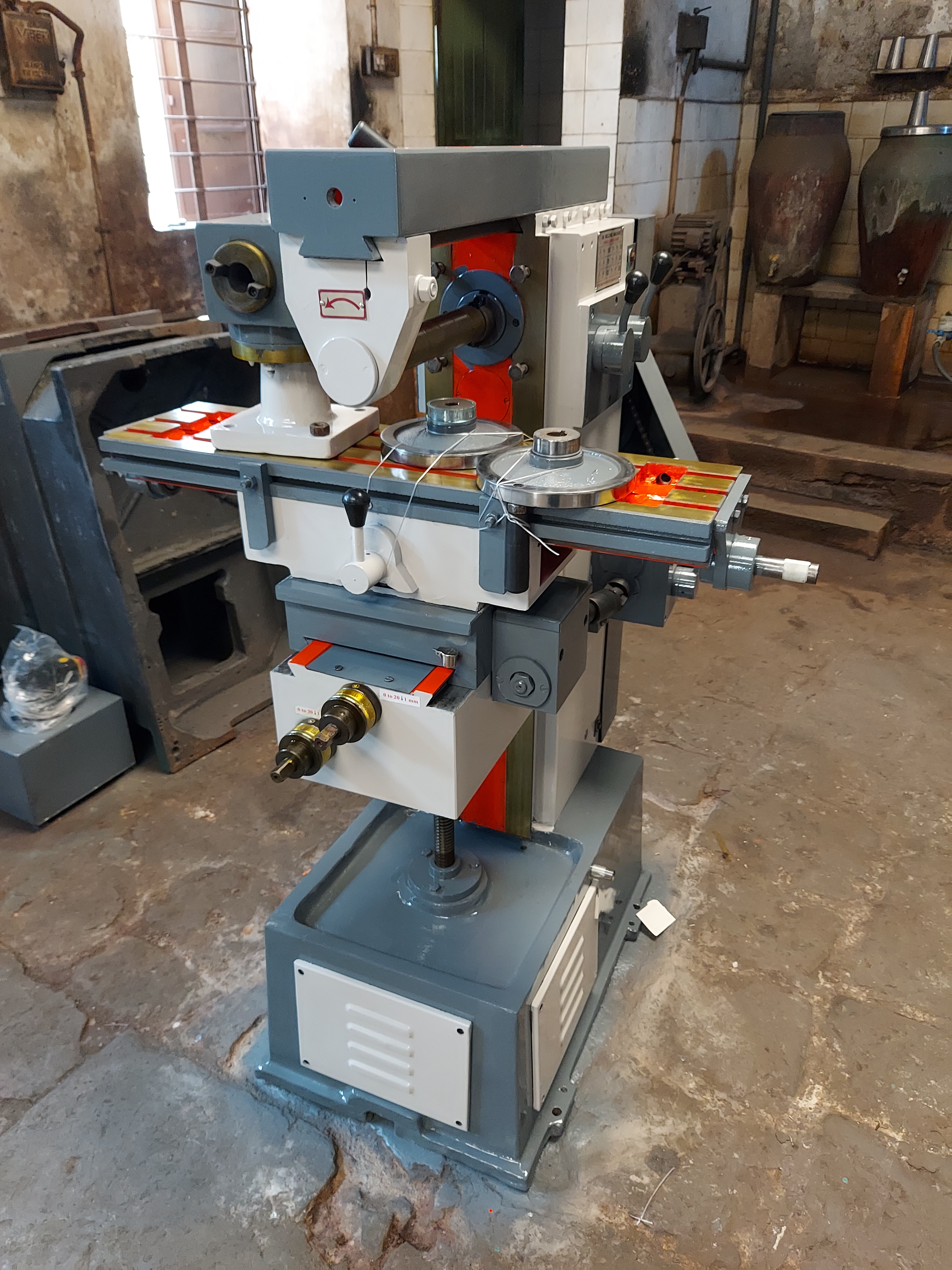 Universal Gear Head Milling Machine - Stainless Steel, Blue 220v | Computerized, Automatic, Cnc Normal, Warranty Included