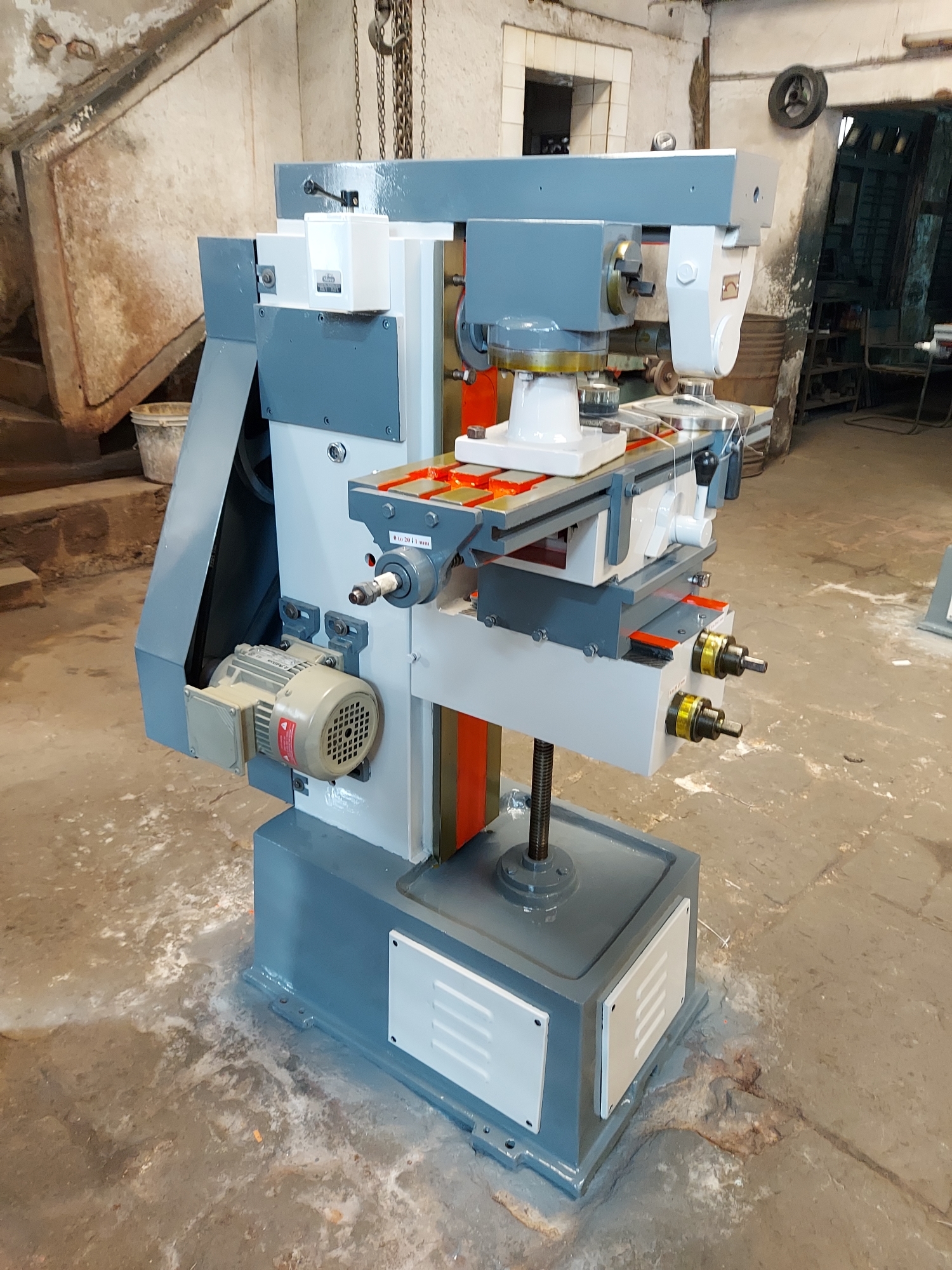 Universal Gear Head Milling Machine - Stainless Steel, Blue 220v | Computerized, Automatic, Cnc Normal, Warranty Included