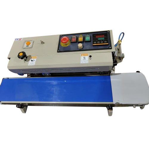 Nitrogen Gas Flushing Continuous Band Sealer Machine Application: Industrial & Commercial