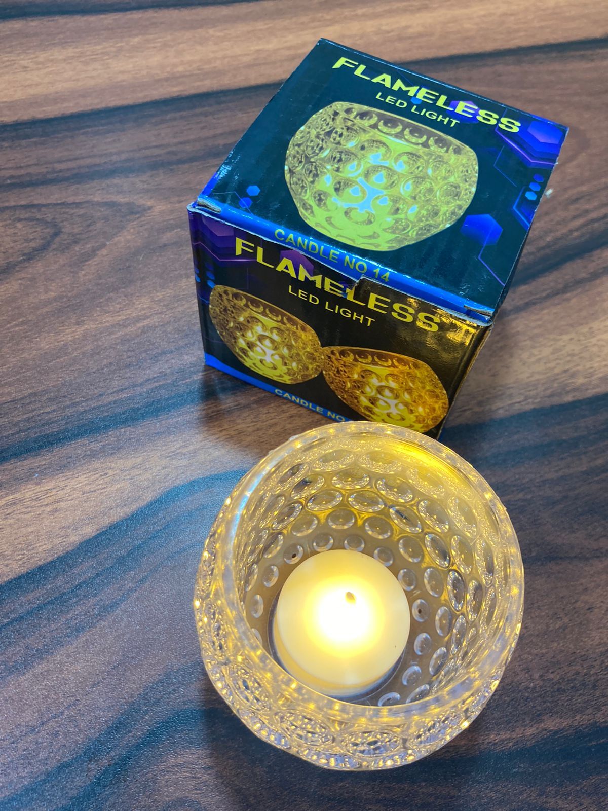 Led Mini Lamp - Color: Golden