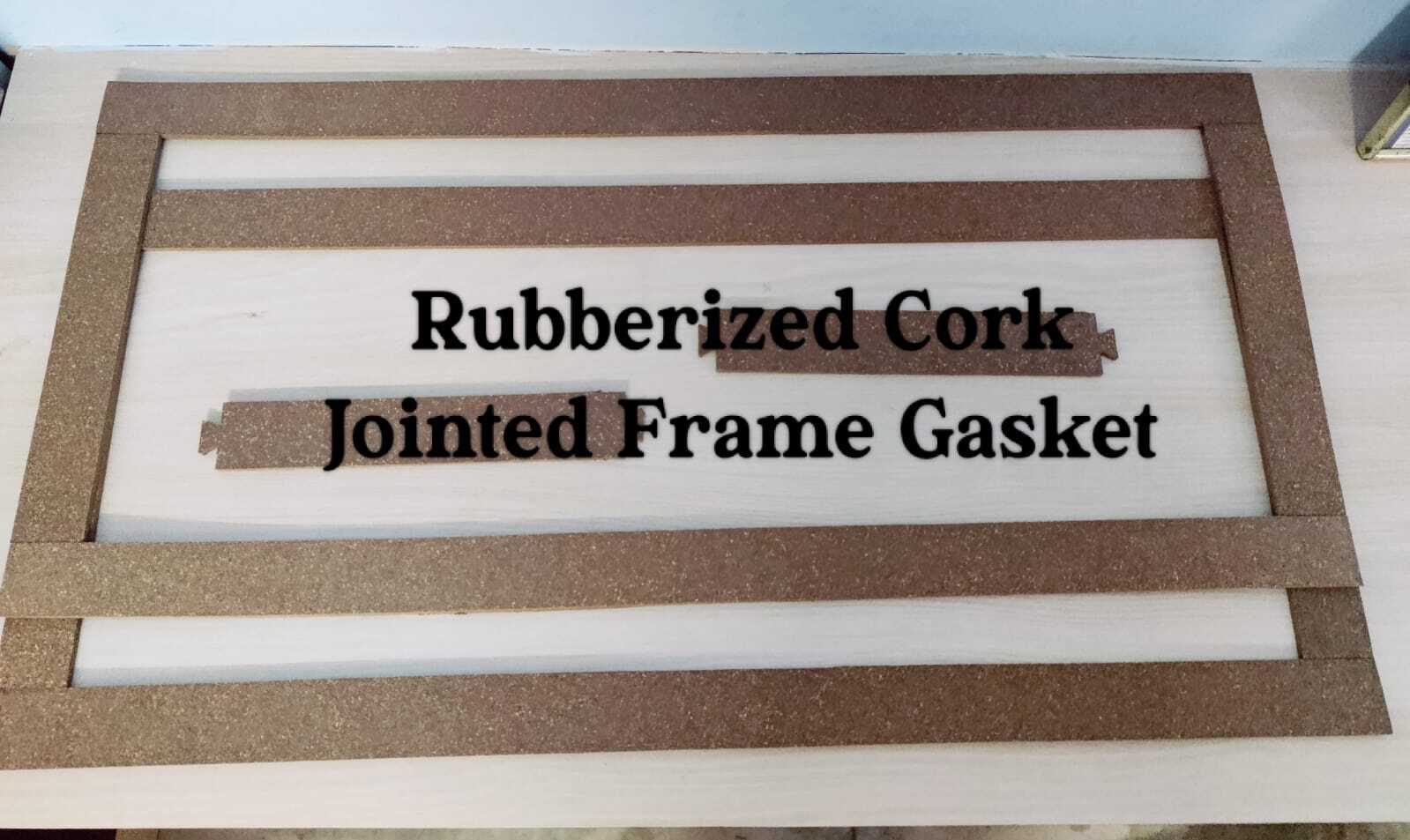 Rubber Cork Gasket - Color: Brown