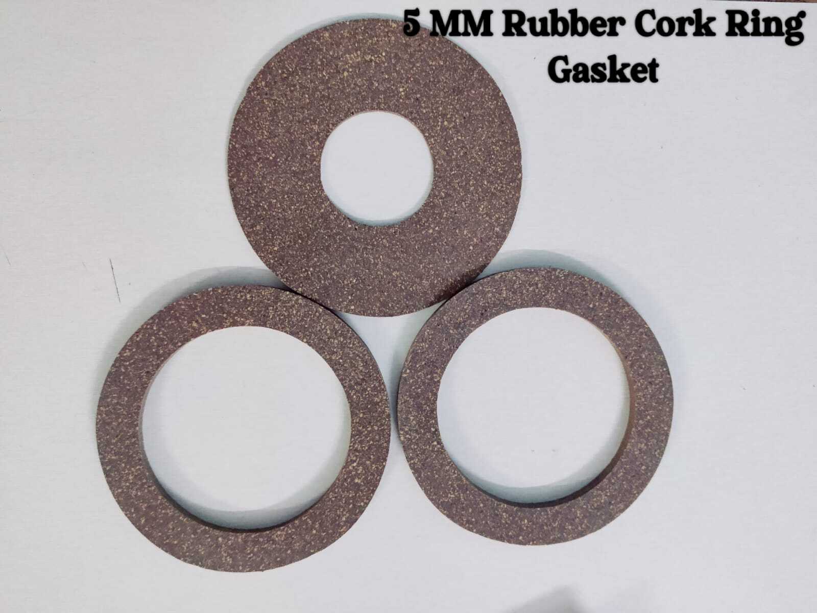 Rubber Cork Gasket - Color: Brown