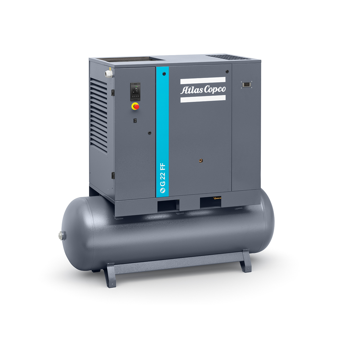 Grey Screw Compressor