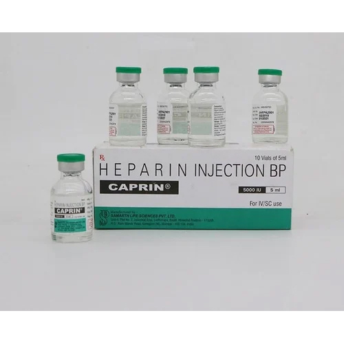 Heparin Injection - Liquid Formulation , Cool & Dry Storage Instructions, Dosage As Per Instructions