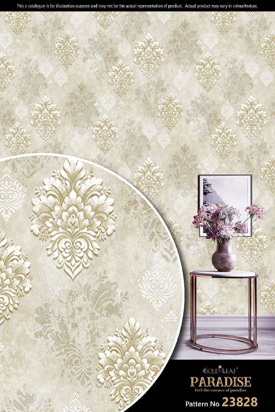 Pvc Wallpaper - Various Sizes, Digital Printed | Moisture-proof, Eco-friendly, Easy To Clean