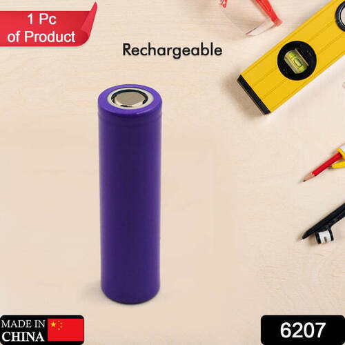 उच्च क्षमता वाली रिहाई की गई रिचार्जेबल बैटरी 3.7V 1200MAH फ्लैट टॉप लिथियम रिचार्जेबल बैटरी (1पीस)