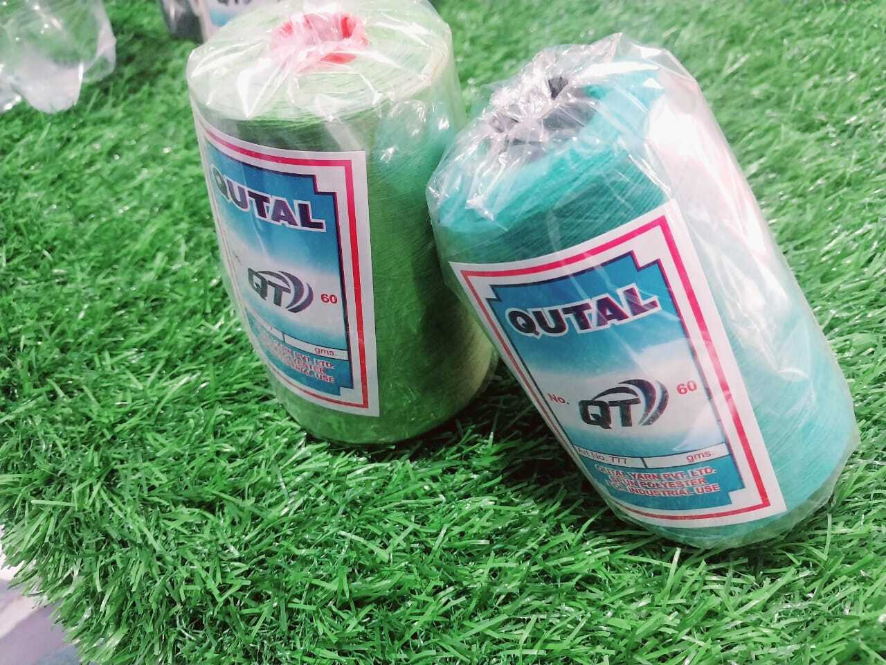 3/8 Polyester Yarn - 100% Polyester, Medium Thickness, Twisted Design | Color Fast, Wrinkle Resistant, Versatile For Stitching And Crafting