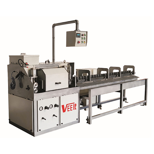 Wire Straightening Machine - 5 mm Steel Wire, 6000 mm Max Length | Fully Automatic, 5 HP Power, Gray & White Color, Pneumatic Cutting Mechanism, 550 Kg Weight