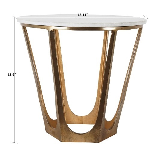 Metal Side Table - Artwork: Handmade