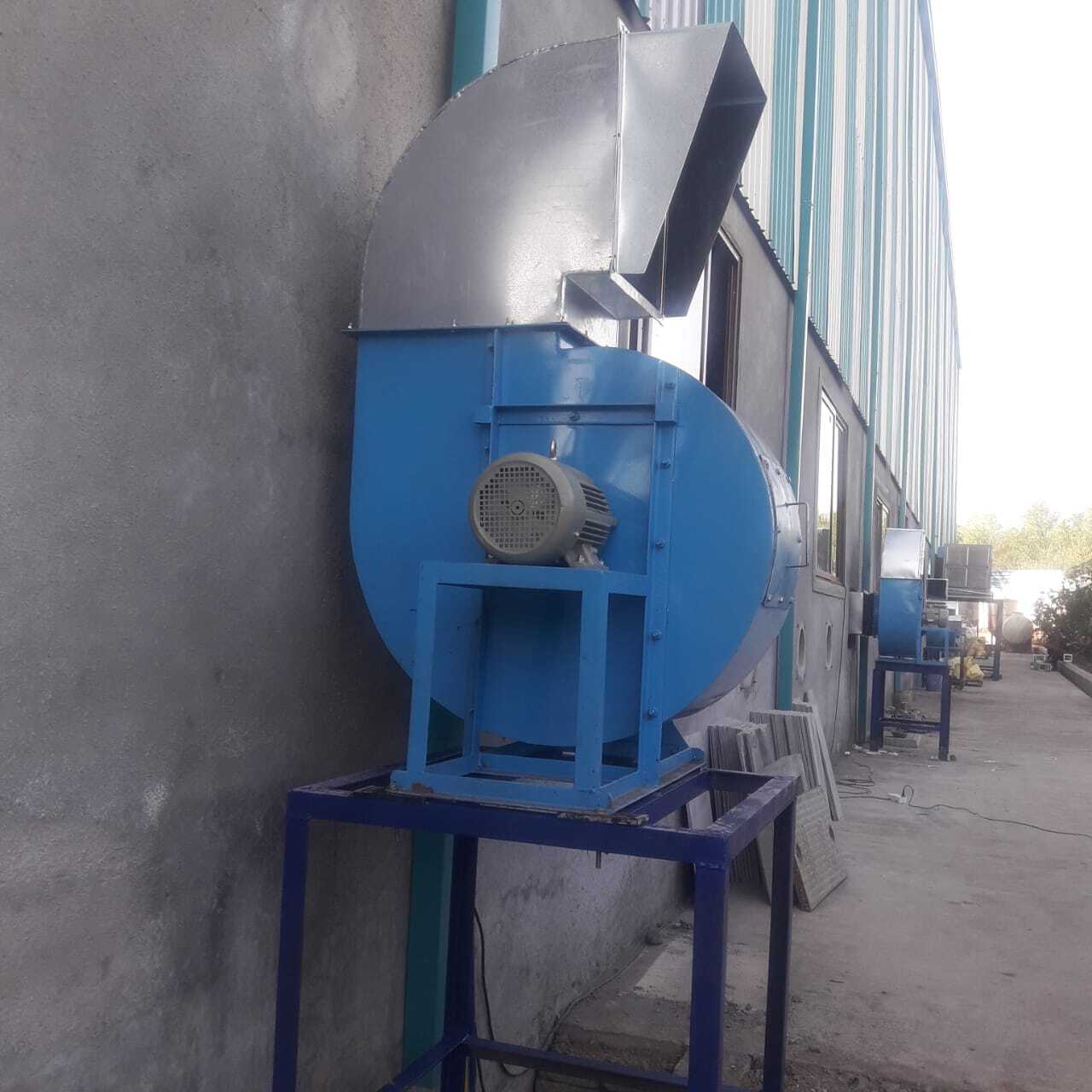Industrial Ventilation System - Plastic Material, 110-220 Volt Power Source | Wall Mounted Design, White Color, 1 Year Warranty