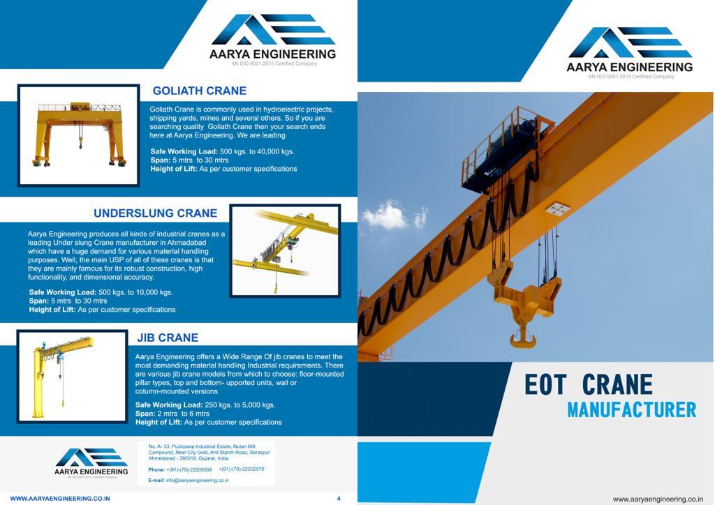 Golden Yellow Dg Eot Cranes