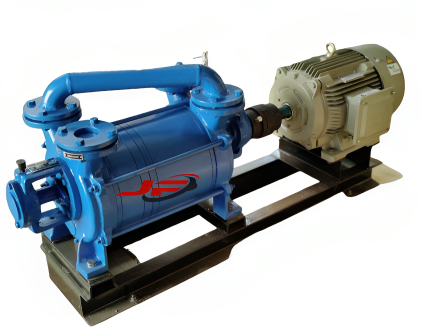 Two Stage Water Ring Vacuum Pump - Color: Blue