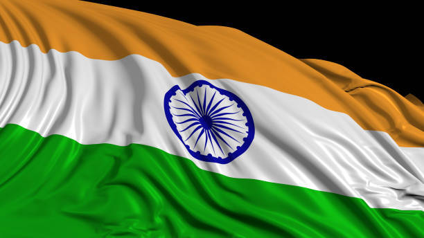 Indian Flag Graphic - Textile, Printed | Available In Various Colors