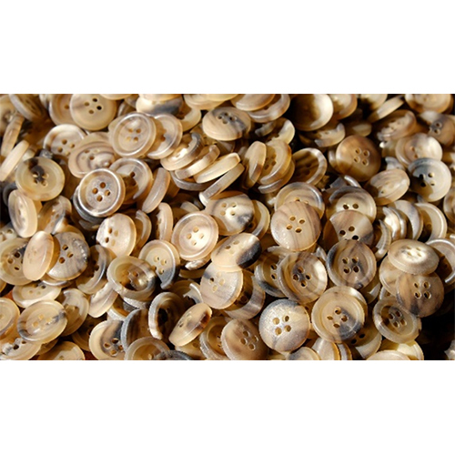 Brown Natural Horn Finished Buttons