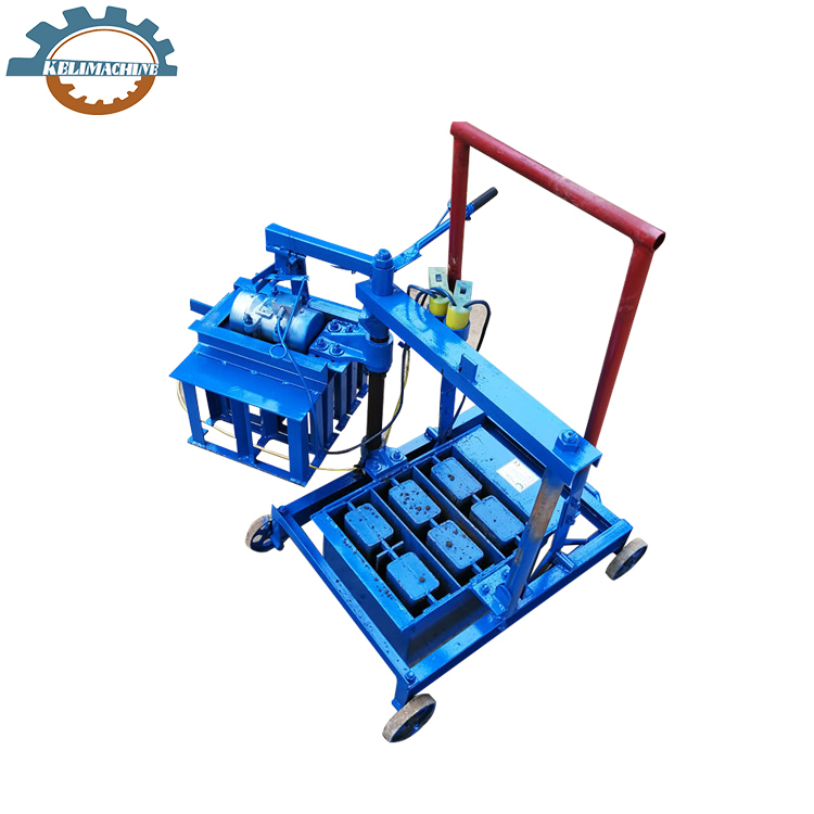 Kl2-45 Small Manual Hollow Concrete Block Brick Making Machine - Dimension (L*w*h): 900x700x1100 Millimeter (Mm)