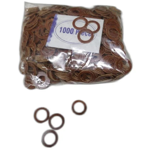 Brown FRP Washer - Fiber Material, Inner Diameter 5 mm, Thickness 2 mm, Round Shape, Golden Color | Industrial FRP Washer for Reliable Applications