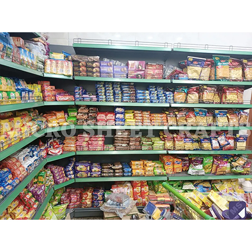 Supermarket Storage Rack - Color: Green