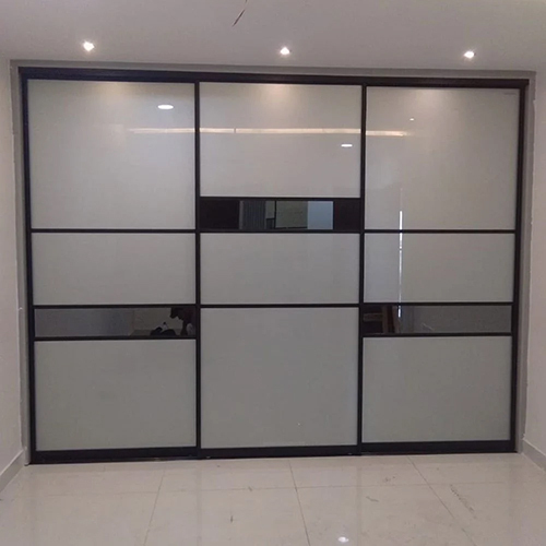 Wardrobe Sliding Doors - Aluminum Alloy, Custom Size, Various Color Options | Elegant Design for Residential & Commercial Applications