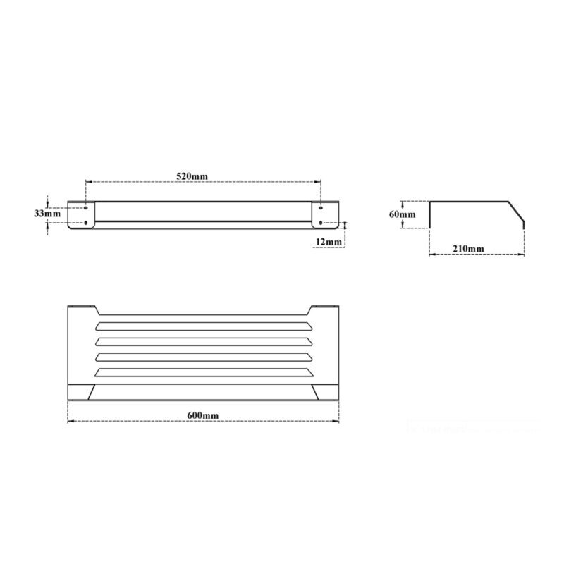 Towel Rack-quebec - Color: Silver