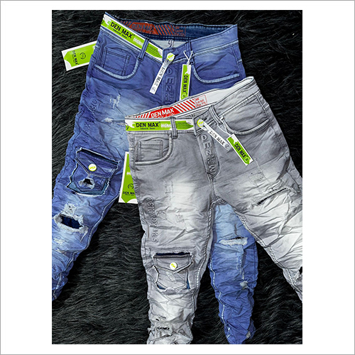 Mens Jeans Pant Washing 100% Guarantee - Denim Material, High Waist Style , Quick Dry With Astute Stitching & Stylish Pocket Design