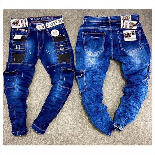 Mens Jeans Pant Washing 100% Guarantee - Denim Material, High Waist Style , Quick Dry With Astute Stitching & Stylish Pocket Design
