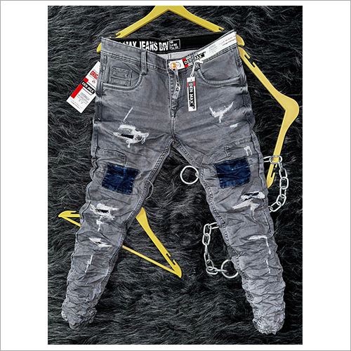 Mens Jeans Pant Washing 100% Guarantee - Denim Material, High Waist Style , Quick Dry With Astute Stitching & Stylish Pocket Design