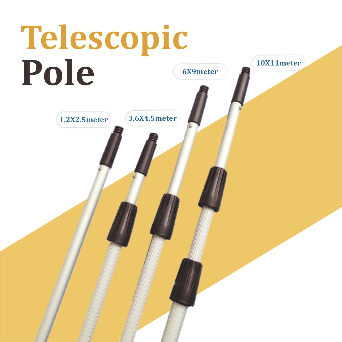 Telescopic Pole 2 Level 3.6m