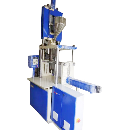 Plc Type Vertical Injection Molding Machine - Color: Blue-White