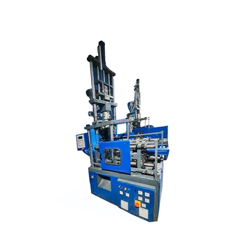 Blue-white Toggle Type Vertical Injection Moulding Machine